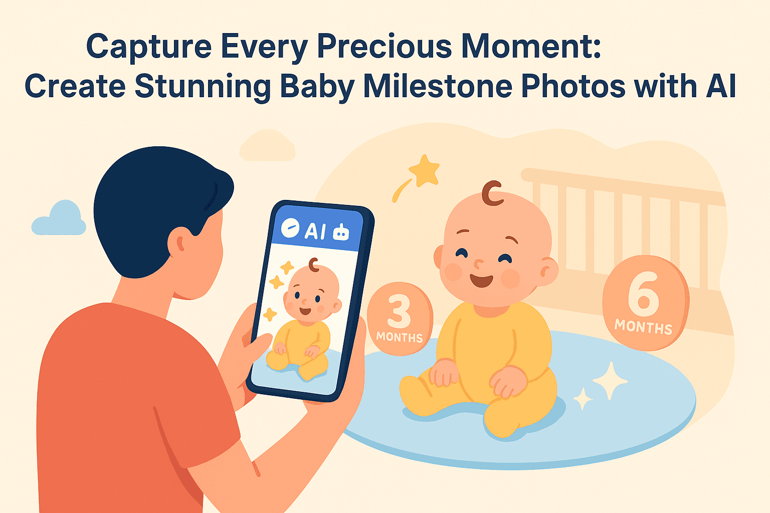AI Baby Milestone Generator: Create Stunning Monthly Photos