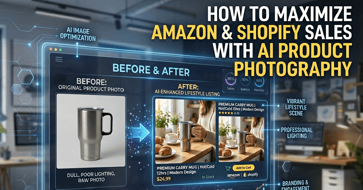 How to Maximize Amazon & Shopify Sales with AI Product Photography