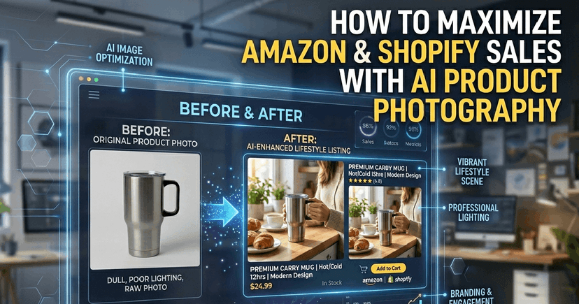 How to Maximize Amazon & Shopify Sales with AI Product Photography