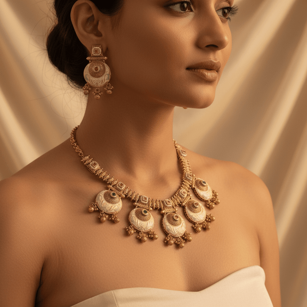 Necklace: Gold Pendant
